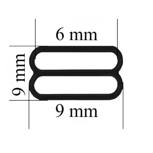Metāla regulatori 6 mm Melni 10000 gab