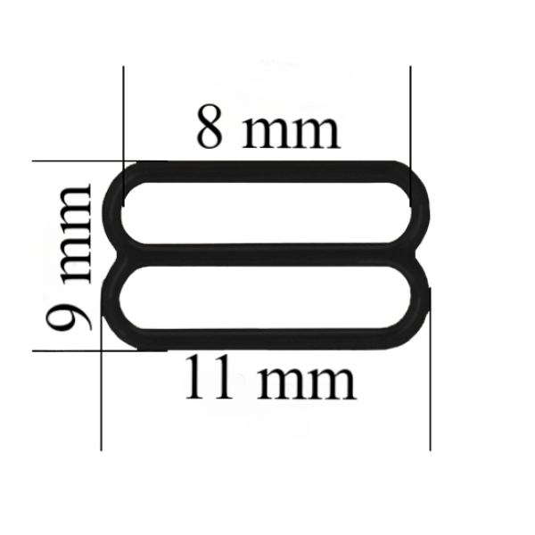 Metāla regulatori 8 mm Melni 10000 gab