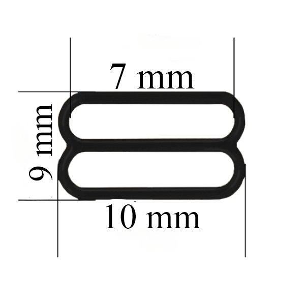 Metāla regulatori 7 mm Melni 10000 gab
