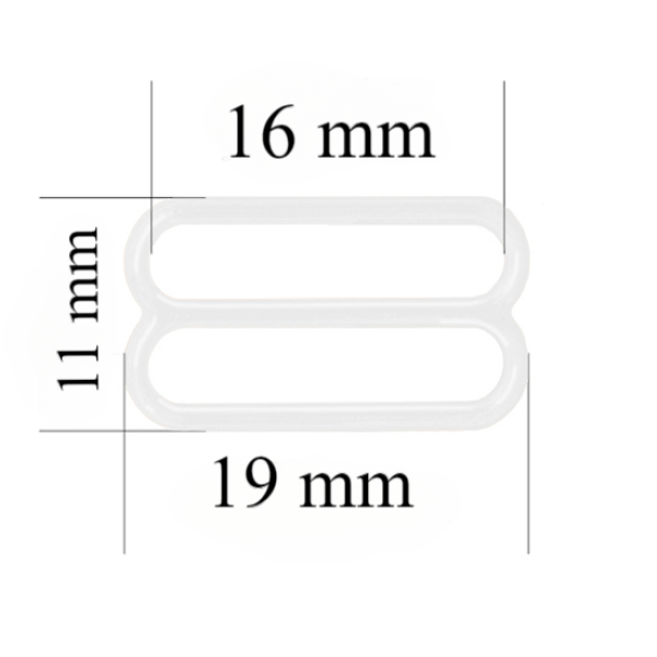 Metāla regulatori 16 mm Baltie 10000 gab