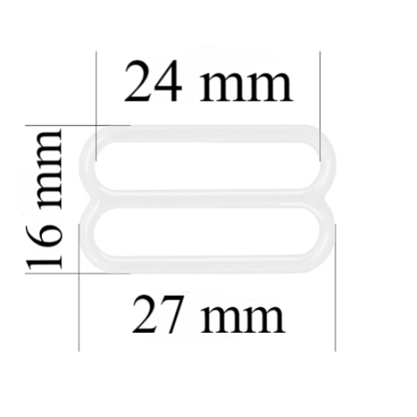 Metāla regulatori 24 mm Baltie 10000 gab
