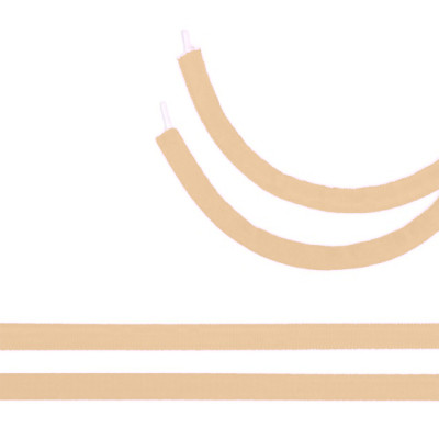 Tunnelband gewebt 10 mm Beige 1000 m