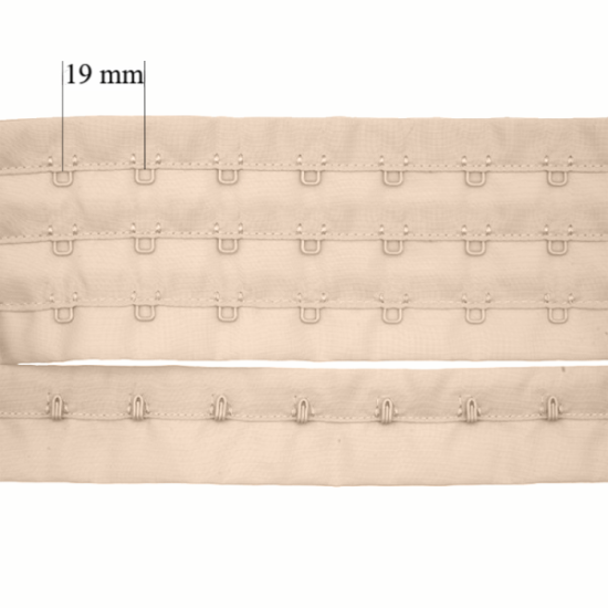 BH-Hakenverschluss in Rollen 3x, 19 mm – die ideale Lösung für Wäschehersteller!