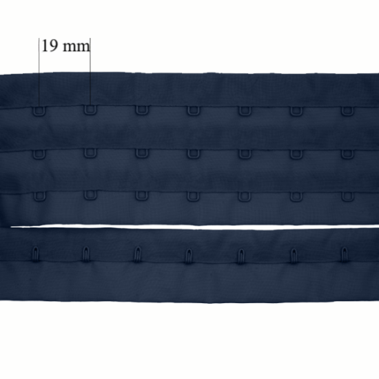 Bra hook-and-eye fastening in rolls 3x, 19 mm: the perfect solution for lingerie manufacturers!