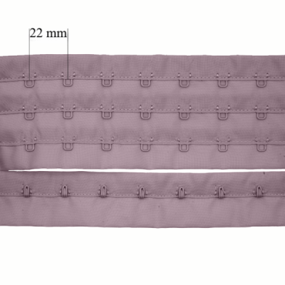 Verschluss auf Rolle mit Haken 3x für BH 22 mm Meernebel 90 m