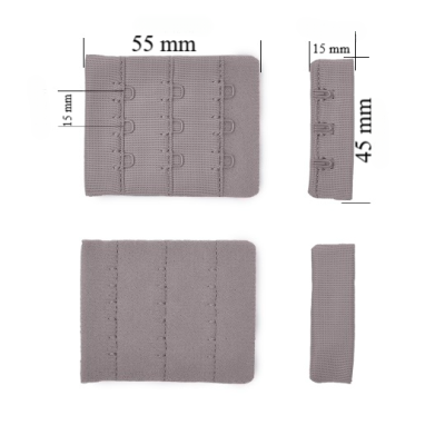 Verschluss mit Haken 3x3 für BH 45 mm Seagull 500 Stk