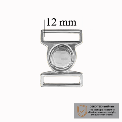Chiusure per bikini 12 mm nel colore Argento, 1000 pezzi - Fornitore
