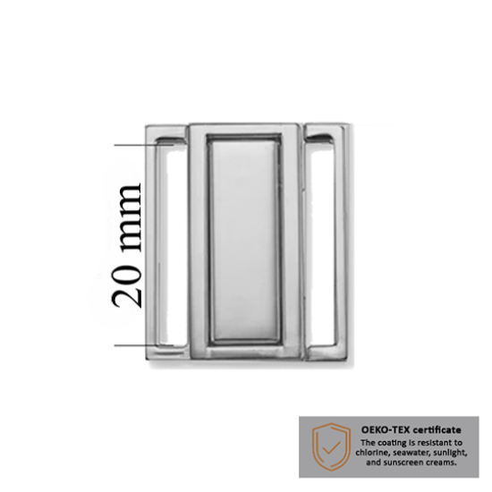 Zapięcia do kostiumów kąpielowych 20 mm w kolorze Srebrnym 1000 szt – Certyfikowane OEKOTEX Zapięcia do kostiumów kąpielowych 20 mm w kolorze Srebrnym 1000 szt – Certyfikowane OEKOTEX