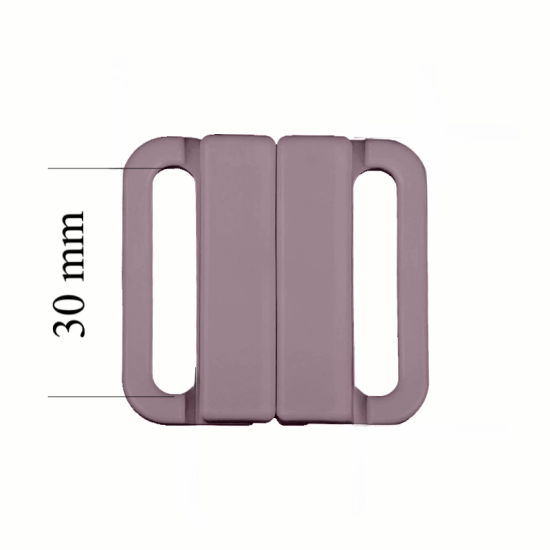 Plastique fermoir maillot de bain 30 mm en couleur Brouillard marin 1000 pcs – Certifiés OEKOTEX