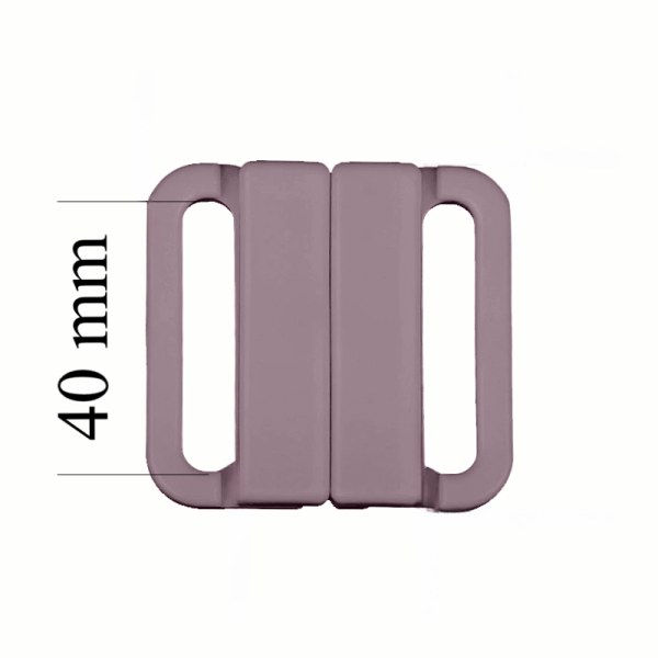 Plastique Fermoir maillot de bain 40 mm en couleur Brouillard marin 1000 pcs – Certifiés OEKOTEX